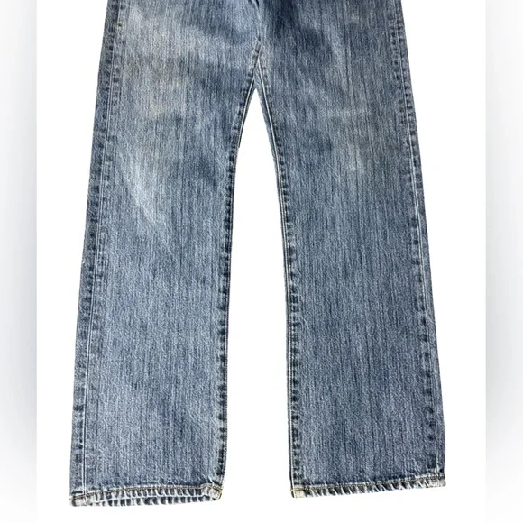 Vintage Levi's 501 Men's Straight Fit Men’s Denim Blue Jeans size 32/32 - Picture 5 of 13